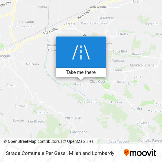Strada Comunale Per Gessi map