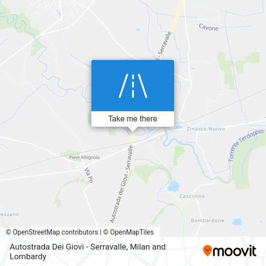 Autostrada Dei Giovi - Serravalle map
