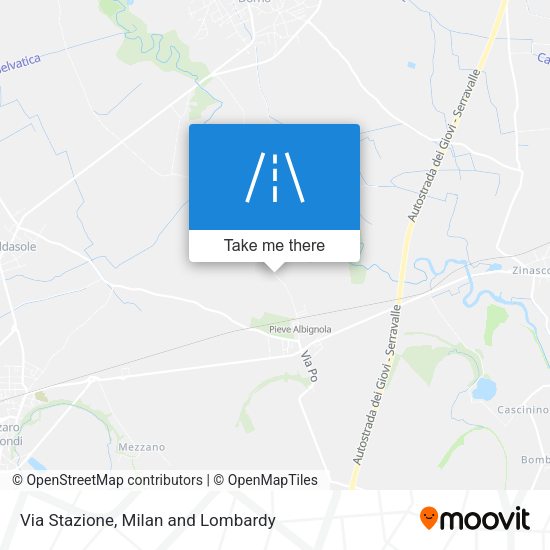 Via Stazione map