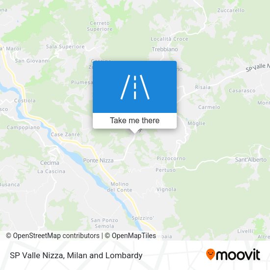 SP Valle Nizza map
