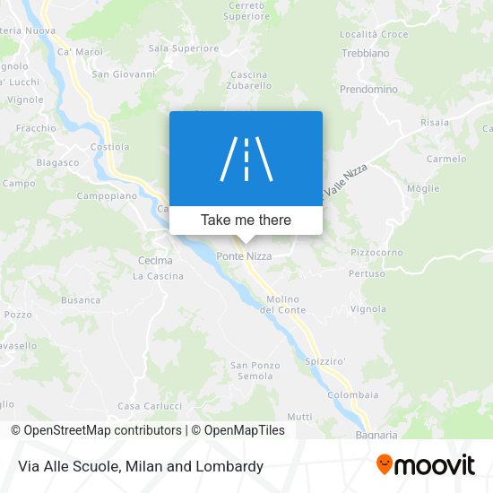 Via Alle Scuole map