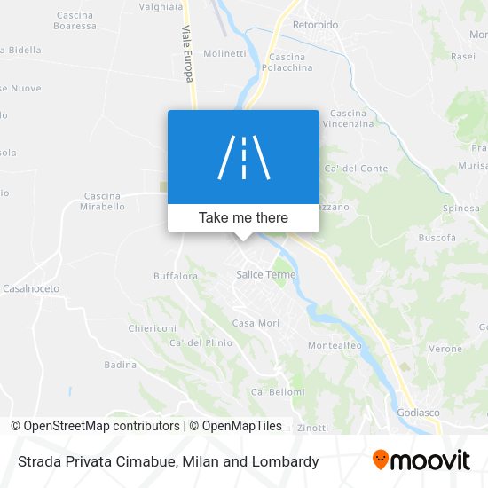 Strada Privata Cimabue map