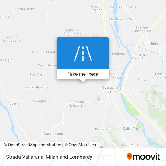Strada Vallarana map