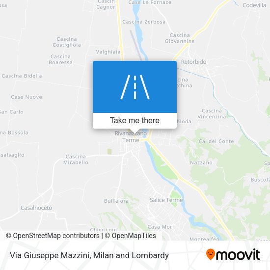 Via Giuseppe Mazzini map