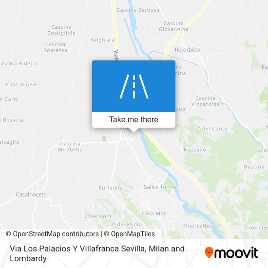 Via Los Palacios Y Villafranca Sevilla map