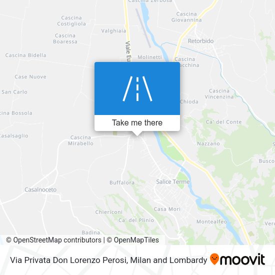 Via Privata Don Lorenzo Perosi map