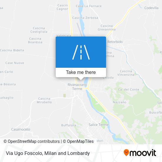 Via Ugo Foscolo map