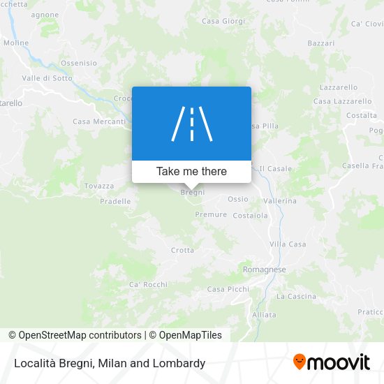Località Bregni map
