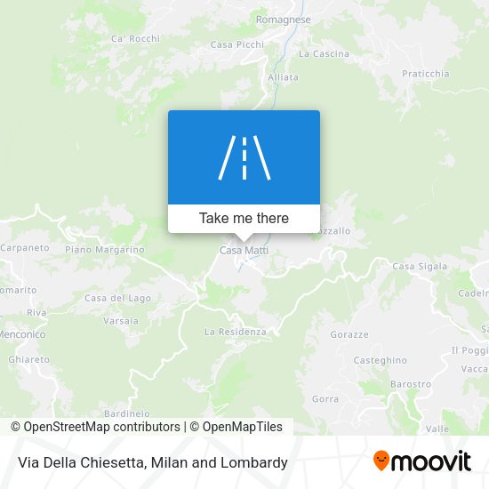 Via Della Chiesetta map