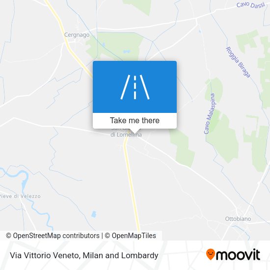 Via Vittorio Veneto map