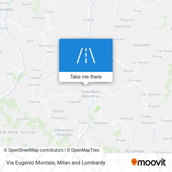 Via Eugenio Montale map