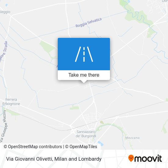 Via Giovanni Olivetti map