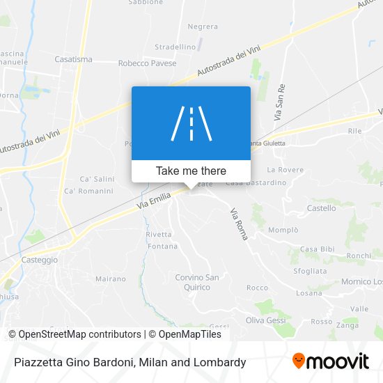 Piazzetta Gino Bardoni map
