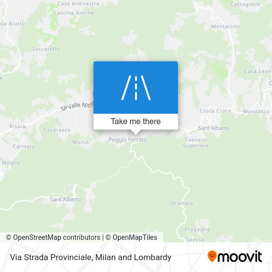Via Strada Provinciale map