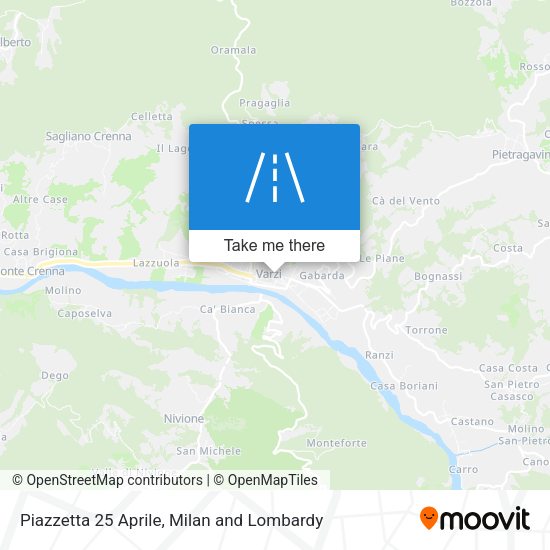 Piazzetta 25 Aprile map