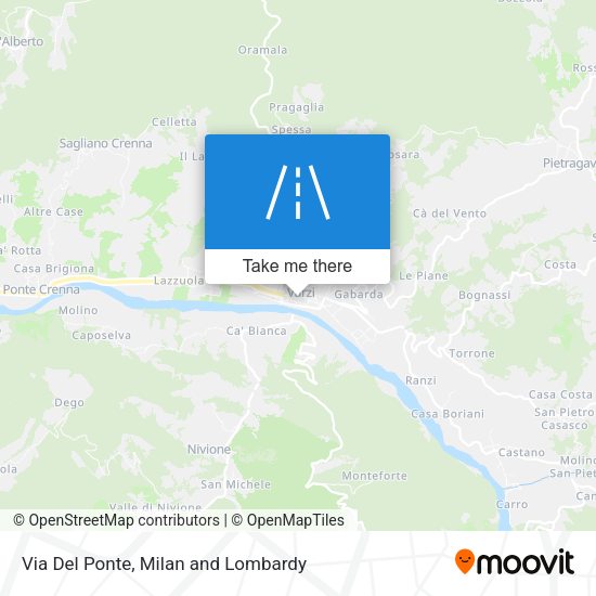Via Del Ponte map