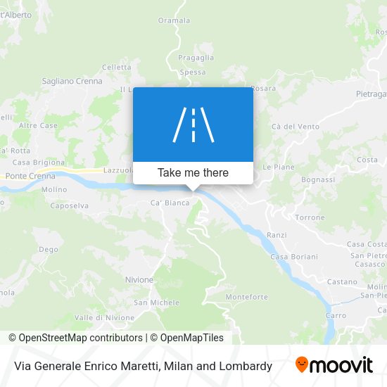 Via Generale Enrico Maretti map