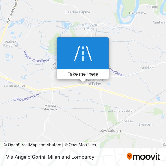 Via Angelo Gorini map