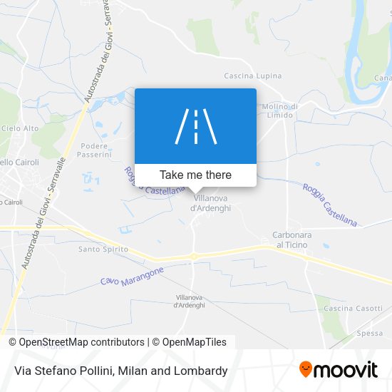Via Stefano Pollini map