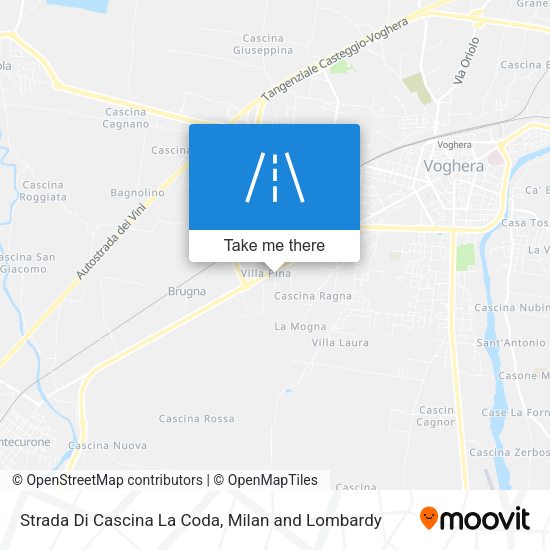 Strada Di Cascina La Coda map