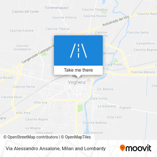 Via Alessandro Ansalone map