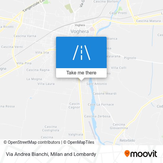 Via Andrea Bianchi map
