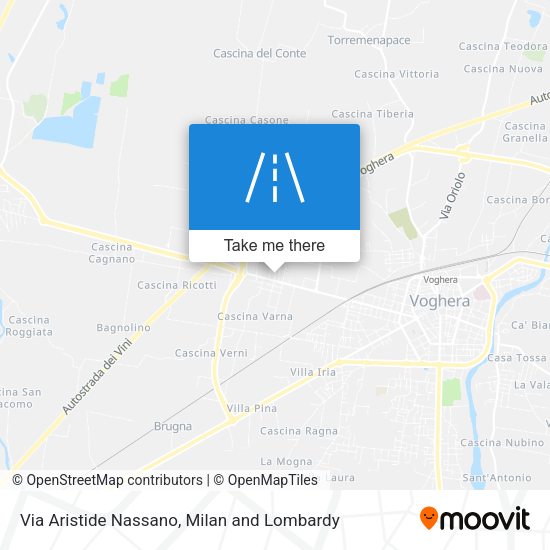 Via Aristide Nassano map