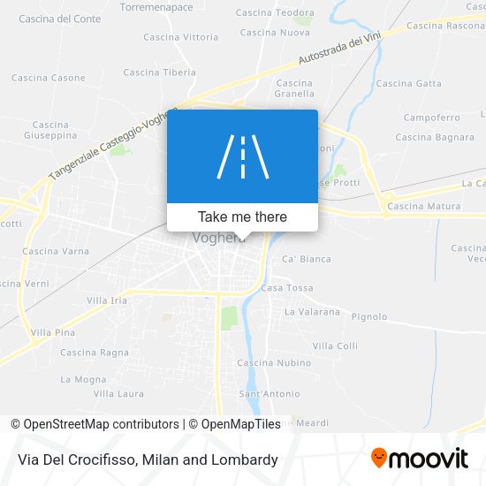 Via Del Crocifisso map