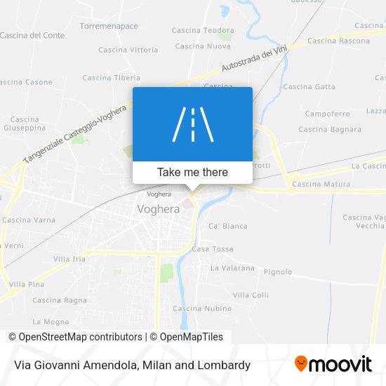 Via Giovanni Amendola map