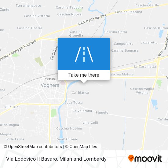 Via Lodovico Il Bavaro map