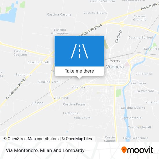 Via Montenero map