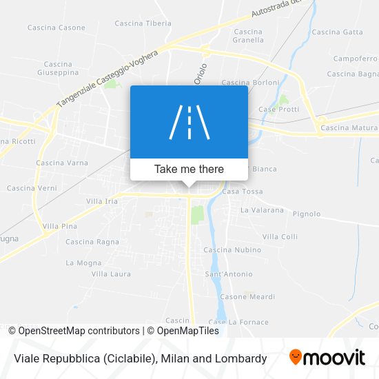 Viale Repubblica (Ciclabile) map