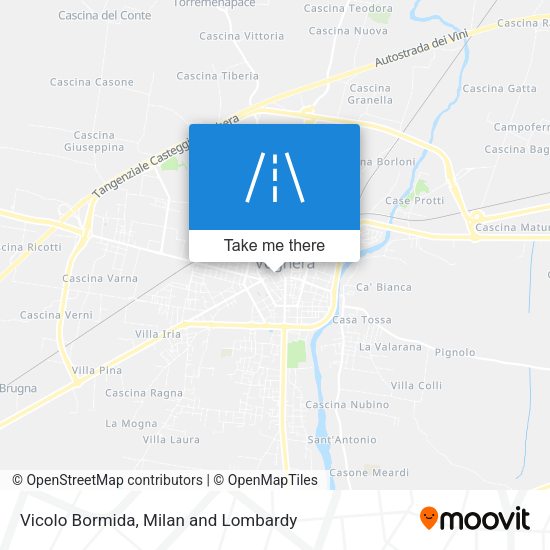 Vicolo Bormida map