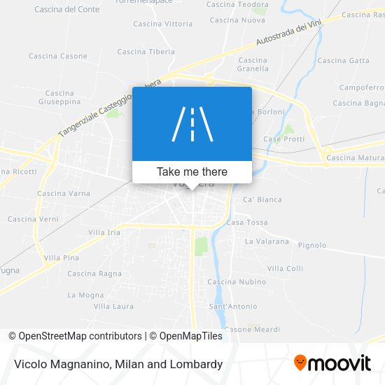 Vicolo Magnanino map