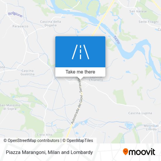 Piazza Marangoni map