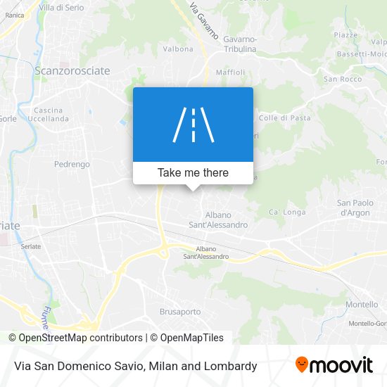 Via San Domenico Savio map