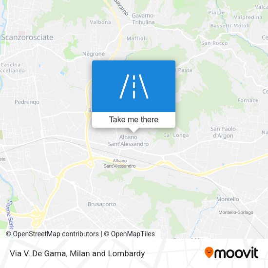 Via V. De Gama map
