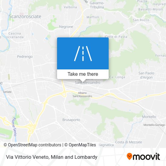 Via Vittorio Veneto map