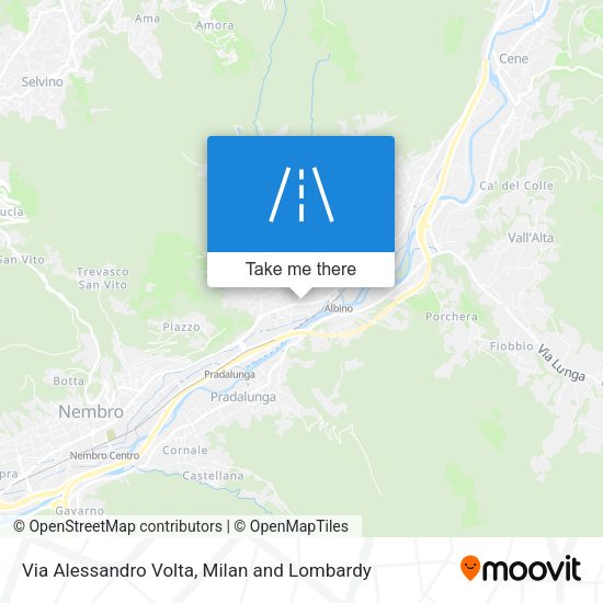 Via Alessandro Volta map