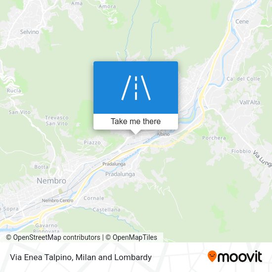 Via Enea Talpino map