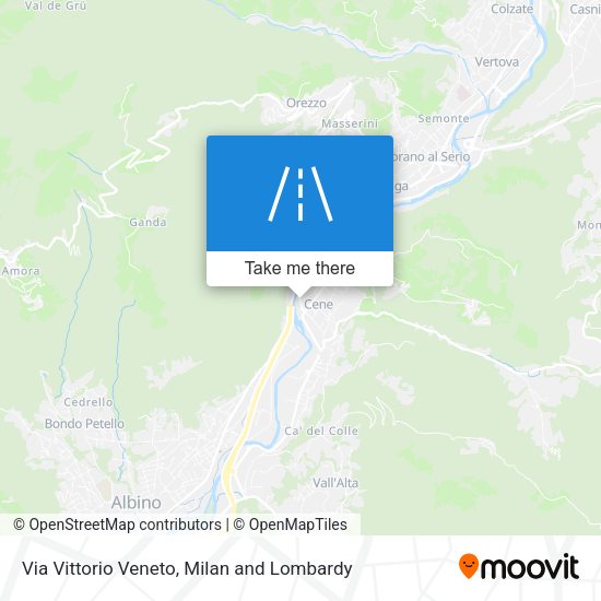 Via Vittorio Veneto map