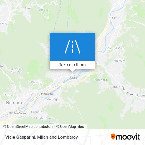 Viale Gasparini map