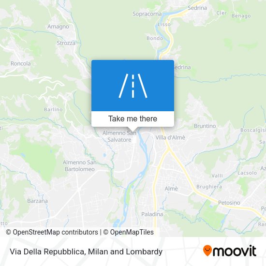 Via Della Repubblica map