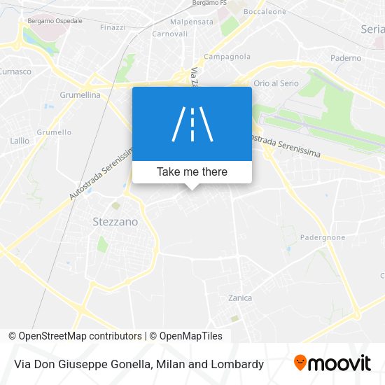 Via Don Giuseppe Gonella map