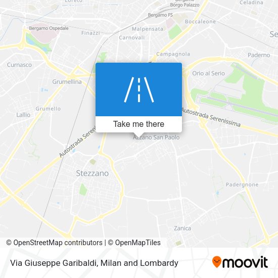 Via Giuseppe Garibaldi map