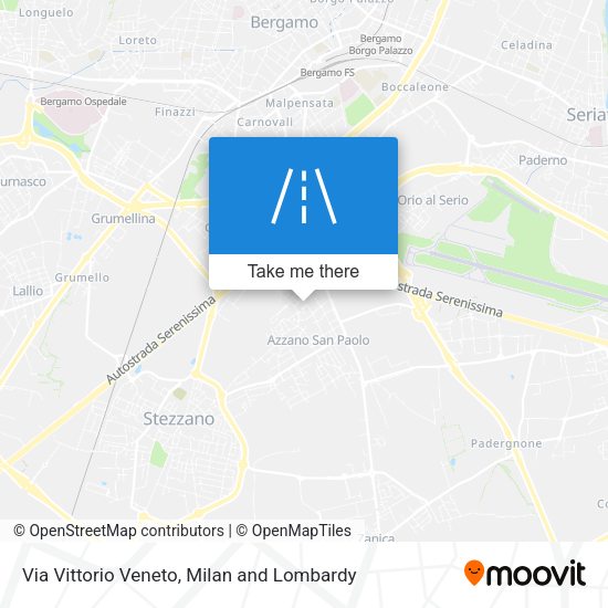 Via Vittorio Veneto map