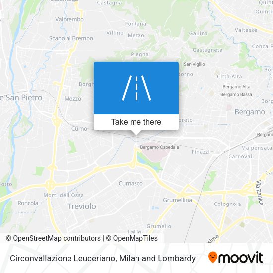 Circonvallazione Leuceriano map
