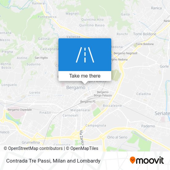 Contrada Tre Passi map
