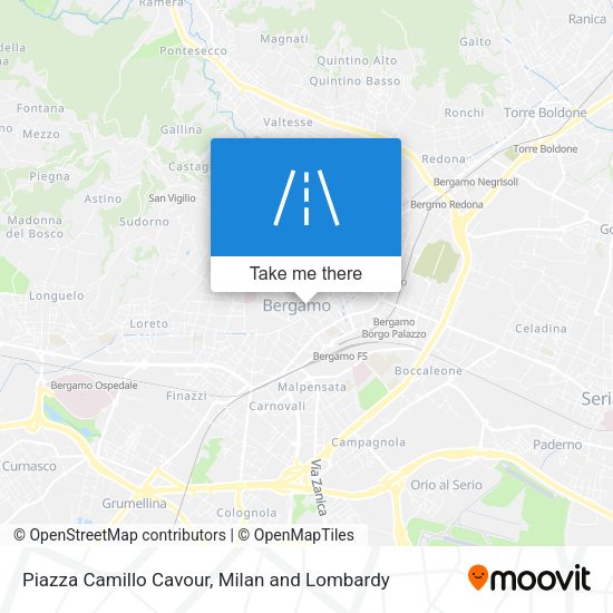 Piazza Camillo Cavour map