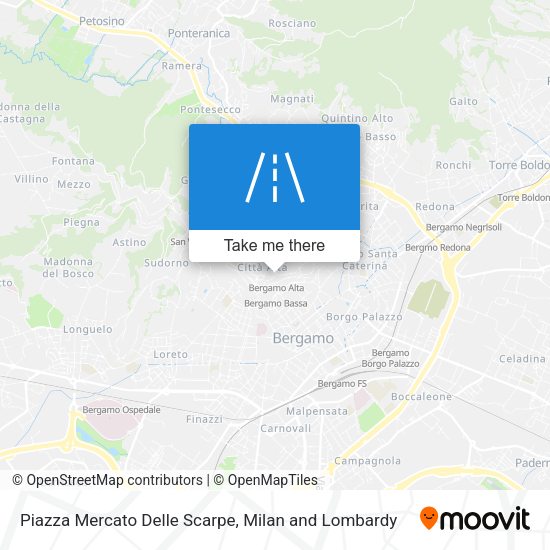 Piazza Mercato Delle Scarpe map